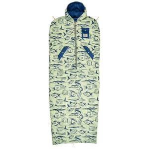 Polar Napsack Deep Blue × Cucumber Fish M #212ACU5501-BCUF POLER Новый неиспользованный