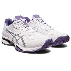 アシックス プレステージライト 4 テニスシューズ 26.0cm ホワイト×ピュアシルバー #1043A013-101 PRESTIGELYTE 4 OC ASICS 新品 未使用