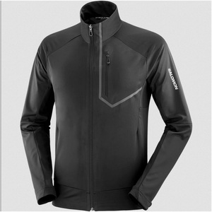  Salomon Gore-Tex Pro Wind stopper jacket ( men's ) M black #LC2154900 GORE-TEX INFINIUM WINDSTOPPER PRO SALOMON