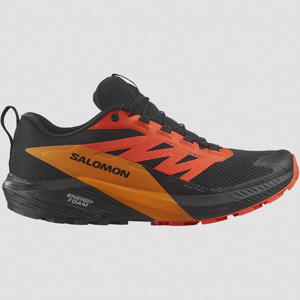 サロモン センスライド 5 GTX(GORE-TEX) 27.5cm ブラック×Sアイビス #L47147300 SENSE RIDE 5 GTX BLACK/SCARLET IBIS/TURMERIC SALOMON