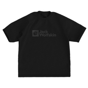 ジャックウルフスキン JP スタンダード ロゴ Tシャツ(メンズ) L ブラック #5031191-6000 JP STANDARD LOGO T BLACK JACK WOLFSKIN 未使用