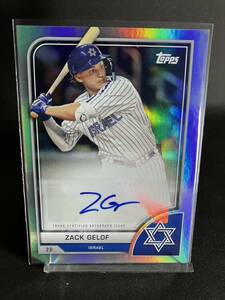 Topps wbc zack gelof サインカード