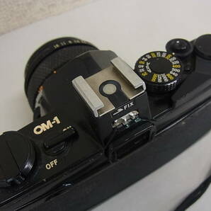 151228K65-0105K-A1■OLYMPUS オリンパス■OM-1 一眼レフ カメラ レンズ3本付き ジャンク扱い／中古品の画像4