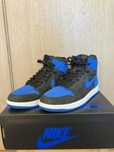 【美中古・２７ｃｍ】エアジョーダン1 レトロ ハイ OG ロイヤル リイマジンド nike air jordan 1 high_画像1