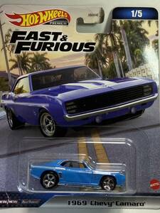 ホットウィール HW Hot Wheels 1969 chevy camaro FAST and FURIOUS ワイルドスピード 