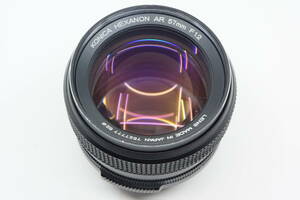 美品 コニカ KONICA HEXANON AR 57mm F1.2 前後キャップ付き ヘキサノン 大口径 標準レンズ