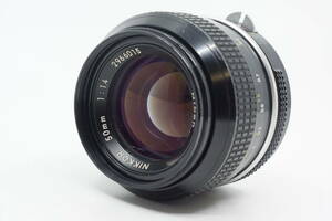 ニコン NIKKOR 50mm F1.4 非Ai メタルフード HS-9 付き Nikon ニッコール レンズ