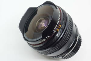 美品 ミノルタ MC FISH-EYE ROKKOR-X OK 16mm F2.8 フィッシュアイ minolta MC ロッコール 魚眼 レンズ