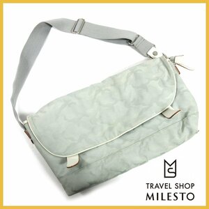 △▼MILESTO（ミレスト）♪メッセンジャーバッグ♪ライトグレー♪ショルダーバッグ♪カモフラージュ柄♪ユニセックス