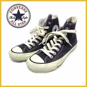 ≡★【希少】“三ツ星”ヒールラベル◎CONVERSE(コンバース)◎1CJ029◎バイオレット◎サイズ24.0ｃｍ◎CHUCK TAYLORの画像1