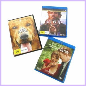 ◇◆アバウト・タイム LION [Blu-ray] Dog's Purpose [DVD] 3本セット 映画♪ハリウッド♪ラブコメディ♪動物♪実話♪ハートフルの画像1