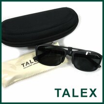 ▲▽【美品】TALEX（タレックス）■フリップアップサングラス■ブラック■FLP01■ケース＆眼鏡拭き付き_画像1