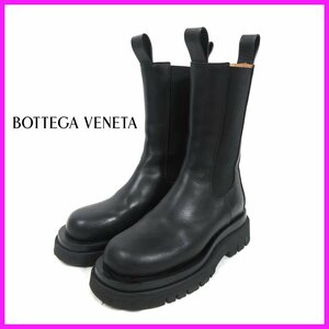 ≡★BOTTEGA VENETA☆ボッテガヴェネタ☆サイドゴアブーツ☆ブラック☆サイズ37☆厚底ブーツ☆