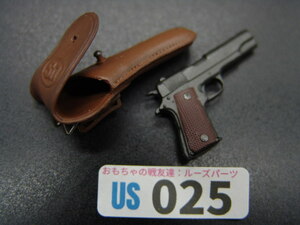 【 US 025 】1/6ドールパーツ：DRAGON製 アメリカ軍 M1911コルトガヴァメント【 長期保管・ジャンク扱い品 】