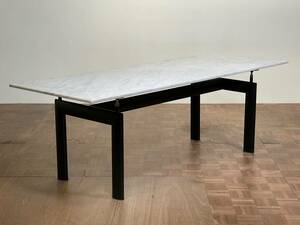 -sd968｜コルビジェ名作 大理石材 LC6 Table｜ストーン マーブルモダンダイニングテーブル Cassina カッシーナ ミッドセンチュリー