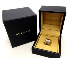 **[ BVLGARY ]BVLGARI 750 K18WG Bzero1 Be Zero One top brand box attaching necklace top oi **