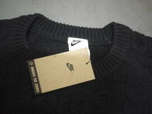 新品タグ付き/XL/ナイキ ケーブル ニット L/S セーター ブラック 黒 NIKE AS M NL CABLE KNIT SWEATER LS_画像10