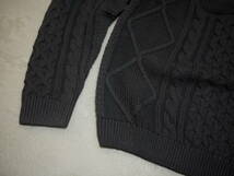 新品タグ付き/L/ナイキ ケーブル ニット L/S セーター ブラック 黒 NIKE AS M NL CABLE KNIT SWEATER LS_画像7