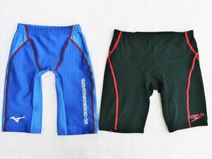 TE2-C91☆【嬉しすぎる綺麗セット♪】MIZUNOミズノ＆speedoスピード♪メンズ競泳水着2枚※一番安価な送料はゆうパケットなら210円