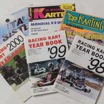 RACING KART YEAR BOOK、フランスで購入したカート雑誌、ITAL SISTEMのカタログ　６点_画像1