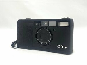 [中古品/ジャンク品] RICOH フィルムカメラ GR1V GR LENS f=28㎜ 1:2.8〈送料別〉AD0077