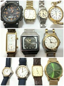 【中古品】(ジャンク品)(11点セット)カシオ/セイコー/LISBLANK/SUCCESS/トラサルディ/AUREOLE/KOMONO/シチズン　腕時計【送料別】FW0401