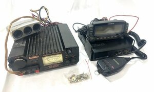 【中古品】(ジャンク品)(2個セット)ケンウッド/アルインコ　デュアルバンダー/DCコンバーター　TM-V708/DT-830M【送料別】FD0838