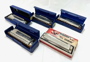 【中古品】(5点セット)HOHNER/BLUES HARP　ハーモニカ【送料別】FG0027