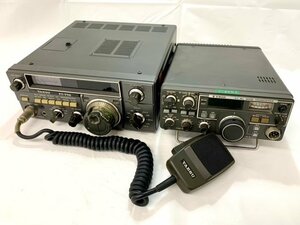 【中古品】(2点set)無線機 トランシーバー YAESU FT-77S/TRIO TR-9300【送料別】TD0321