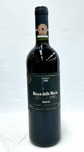 ★送料別★CHIANTI CLASSICO キャンティクラシコ Rocca delle Macie ロッカ デッレ マチエ 1998 13.5％ 750ml 古酒 (未開封）EA2012