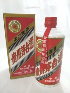 （未開栓）マオタイシュ 貴州茅台酒 中国酒 KWEICHOW MOUTAI 五星ラベル 500ml(約 983.8g) 53%【送料別途】 KA0833