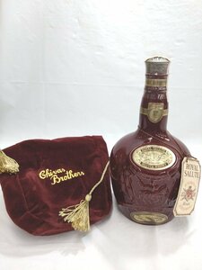 （未開栓）ロイヤルサルート 21年 赤 陶器 スコッチウイスキー ROYAL SALUTE SCOTCH WHISKY 1L(約 1830.0g) 43% 【送料別途】 KA0926