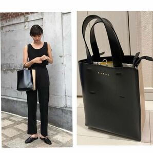 MARNI☆MUSEO バック ミニ 黒×アイボリー☆新品未使用