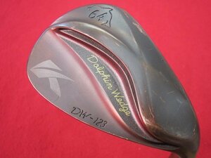 ★キャスコ　Dolphin Wedge DW-123 カッパー　64度　DP-231/WEDGE　【中古】　#カーボンシャフト