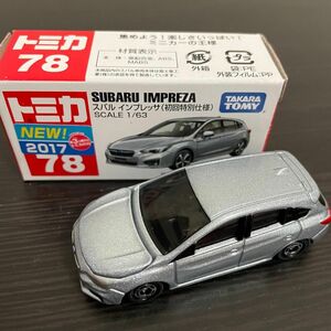 トミカ No.78 スバル インプレッサ 初回特別仕様(1コ入)