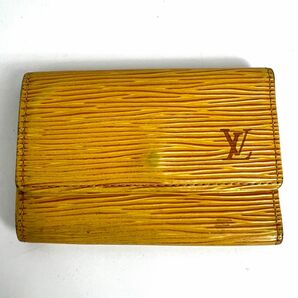 LOUIS VUITTON ルイヴィトン　エピ　ミュルティクレ6 6連キーケース　イエロー　小物　レディース　正規品