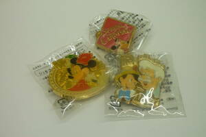 5o1n2A Disney character clip minnie Pinocchio 3 point set set sale not for sale unopened 