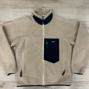 中古 パタゴニア patagonia 23056 FA19 NAT レトロx フリースジャケット Mサイズ ナチュラル フリース