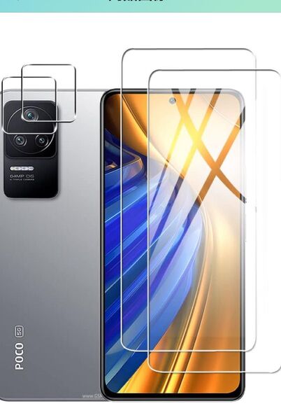 For Xiaomi POCO F4 5G フィルム + カメラフィル
