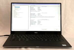 ★1円スタート★外見のみのチェック済品 DELL XPS 13 9360【Corei7 7500U 2.7Ghz・8GB・HDDなし】13.3型 タッチパネル USB-C Webカメラ