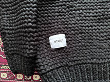 [新品未使用] WTAPS 22AW MEDIEVAL / SWEATER / ACRYLIC BLACK Size 03 L 222MADT-KNM05 ダブルタップス メディーバル セーター ニット_画像5