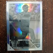 MLB 2023 Topps〈吉田正尚 MASATAKA YOSHIDA〉RC negative refractor ネガリフ ボストン・レッドソックス _画像1