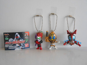 ♯Jde19GB仮面ライダーフォーゼ大集合スイング7人気3種カブトHG:♂BANDAIバンダイ♀200円〓014057_b