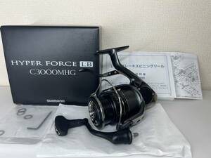 1円スタート　未使用保管品　SHIMANO　HYPER　FORCE　シマノ　ハイパーフォース LB C3000MHG　リール