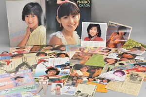 大量 岡田有希子 MY FILE フォト アルバム スクラップ ファイル 2冊セット ポストカード 雑誌 切り抜き ハガキ 写真 アイドル RK-251G/612