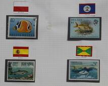 世界の切手と海洋生物の切手（北太平洋・スペイン・モロッコ・カリブ海・コスタリカ・べリス・グレナダ）_画像5