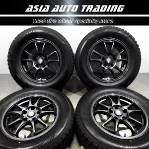 ほぼ新品 ELBE ESTROSA 6.5J+35 PCD114.3-5穴 ヨコハマ IG60 215/65R16 2022年 ice GUARD スタッドレス 20 30 アルファード ヴェルファイア