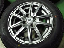 良品 AME SEIN SS 5.5J+43 PCD100-4穴 グッドイヤー アイスナビ6 175/65R14 走行極少 スタッドレス bB ヴィッツ フィット キューブ 等_画像3