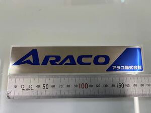 トヨタ　アラコ　ステッカー　2枚　サイズ38×184 