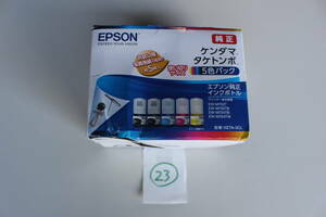 23 エプソン EPSON KETA-5CL 純正 インクボトル エコタンク方式 ケンダマ タケトンボ 5色パック 未開封　箱痛み品 